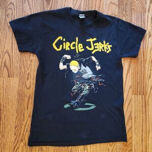 Circle Jerks North American Tour 2022 Concert Punk T-shirt Shirt Black Small S